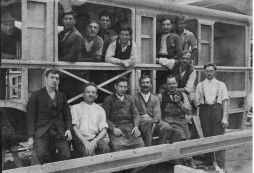 Bus Bau aus Holz
